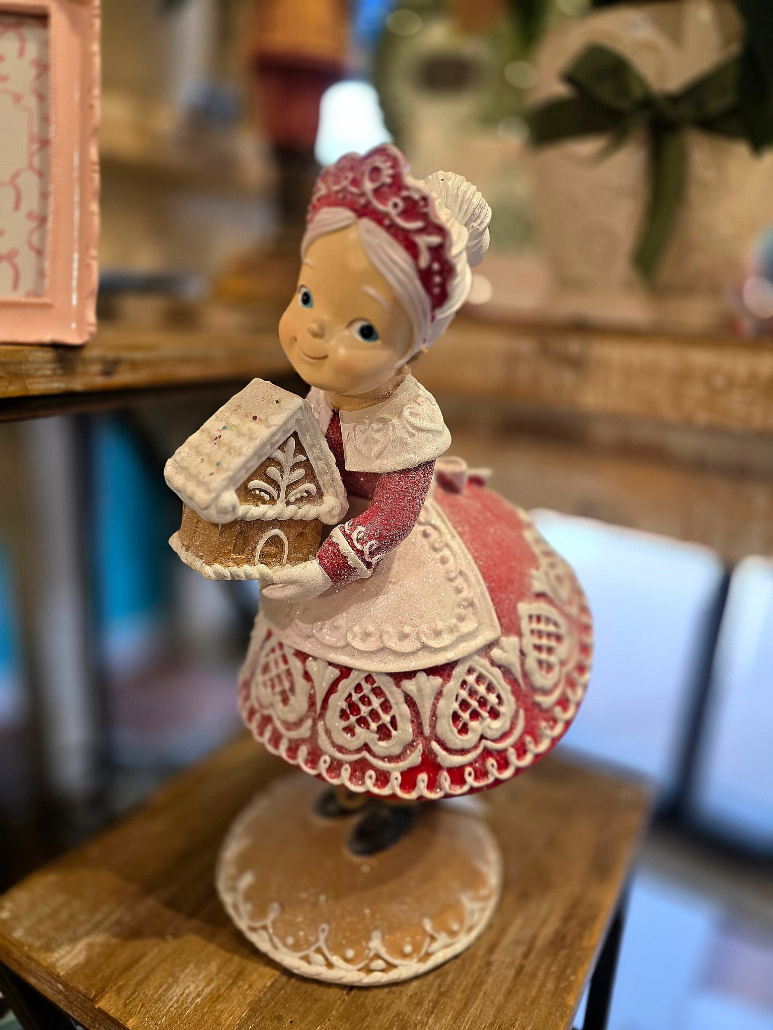 Mrs Red Claus - Resin Collectable Statue