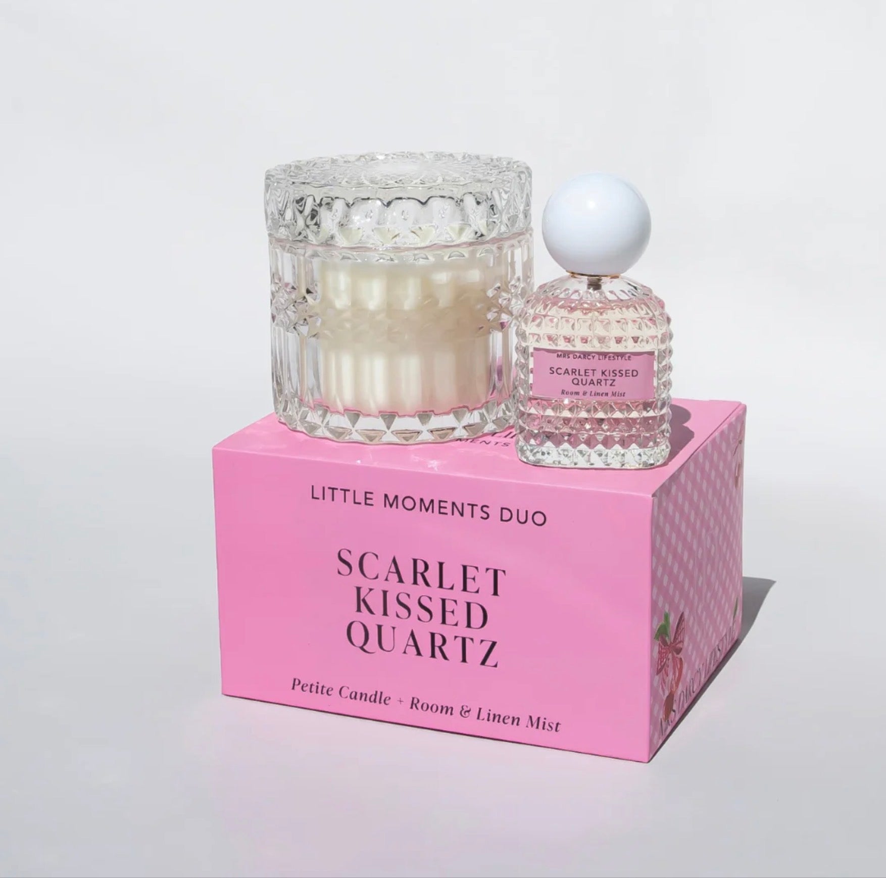 Scarlet Kissed Quartz - Little Moments Duo