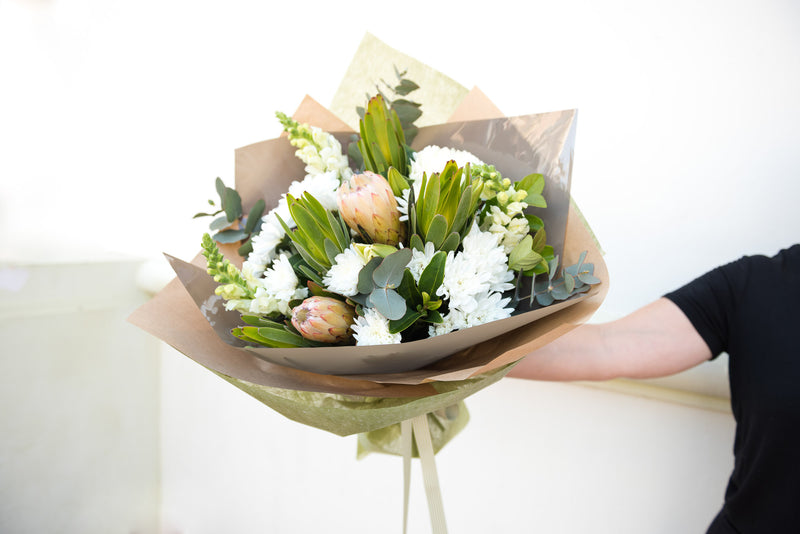 Whites and Greens Bouquet