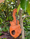 Hanging Possum Bird Feeder - Terracotta