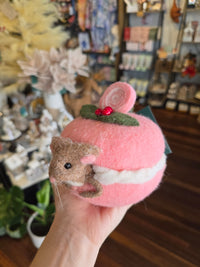 Felt Mice in Macaron