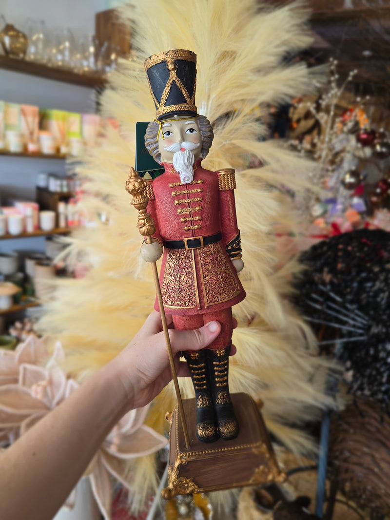 Nutcracker with golden details