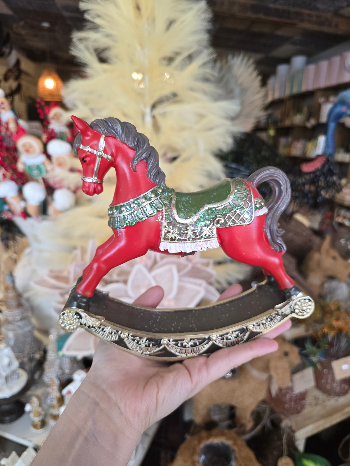 Resin Rocking Horse