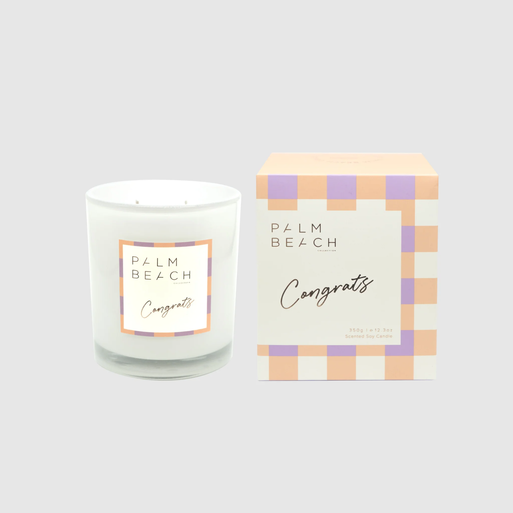 Congrats Candle 250g - Palm Beach