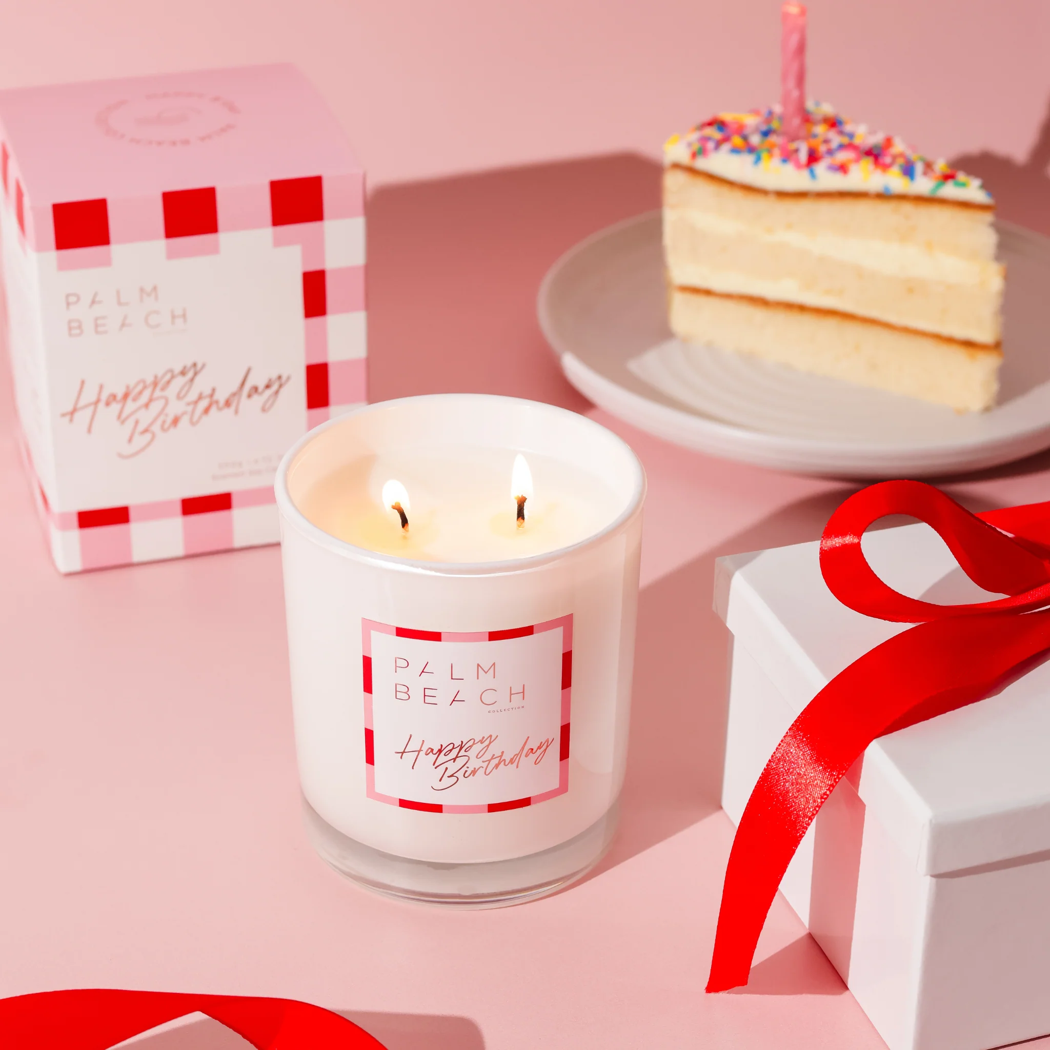 Happy Birthday Candle 250g - Palm Beach