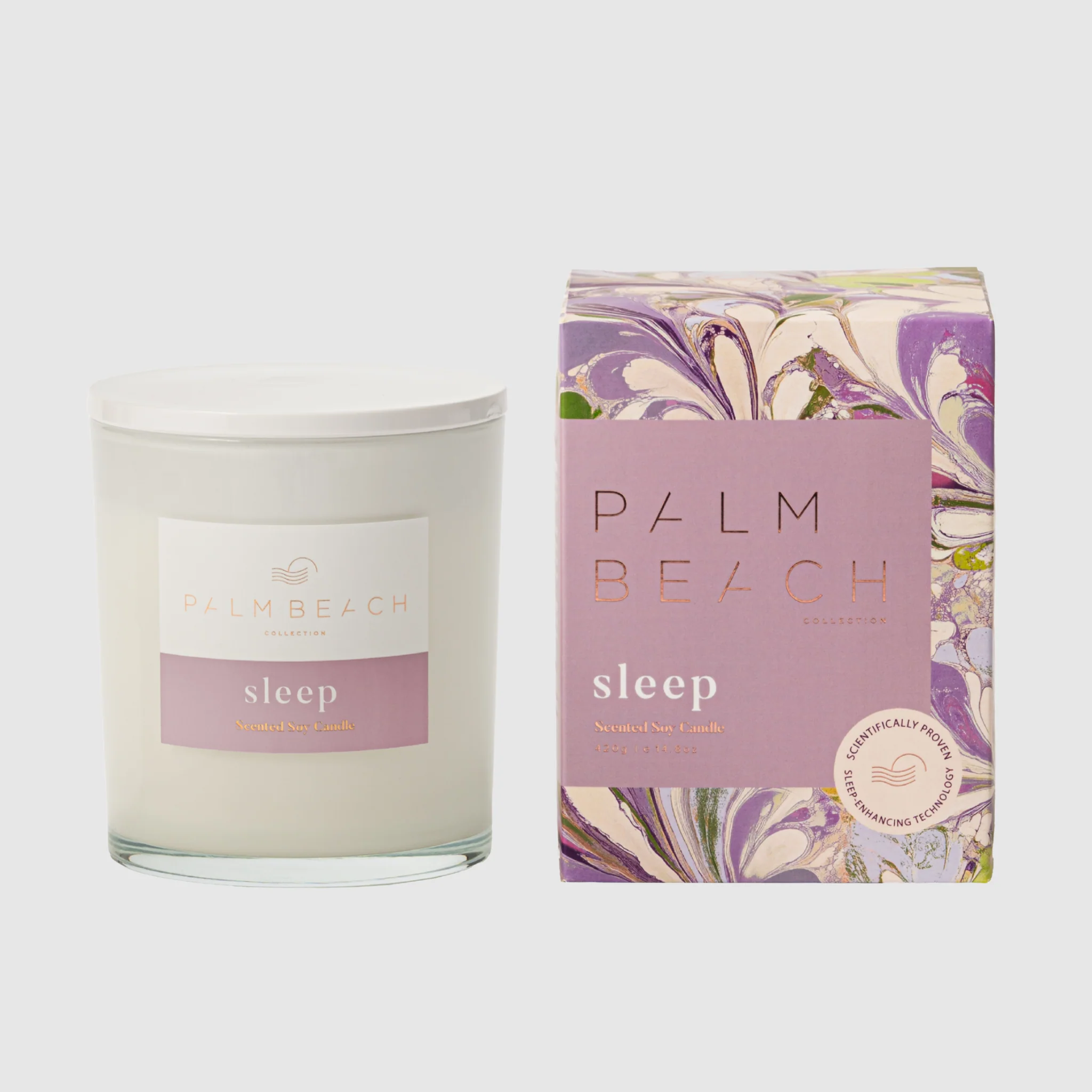 Sleep Candle 420g - Palm Beach