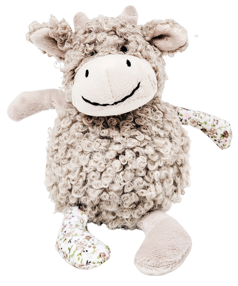 Cow Rattle Pink 17cm
