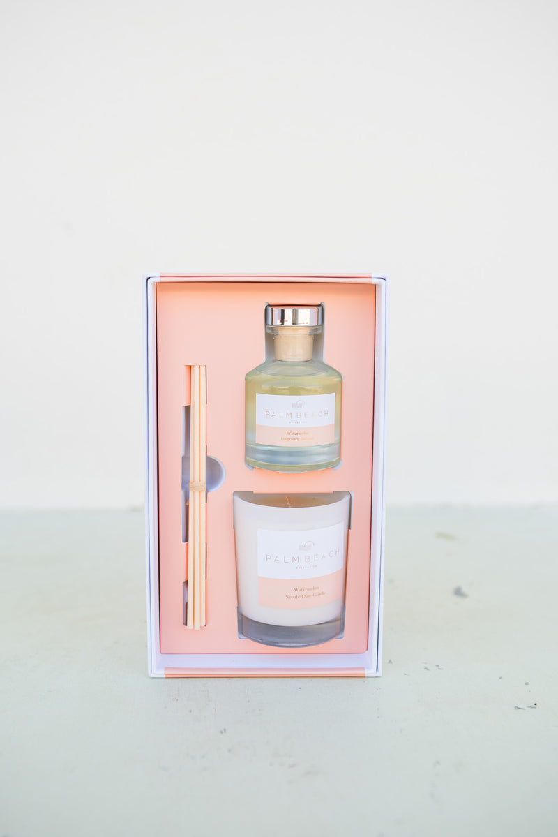 Palm Beach Small Candle and Diffuser Set
